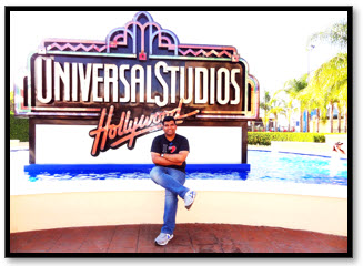 Professor Dr Saim Memon in Universal Studios Los Angeles California USA University Higher Education Engineering Research Industry Manufacturing