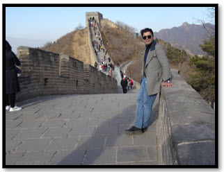 Professor Dr Saim Memon in Beijing The Great Wall China Tsinghua Shanghai Tianjin University Higher Education Engineering Research