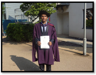 Saim Memon PhD Graduation Ceremony Loughborough University UK