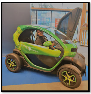 Professor Dr Saim Memon in Smart Electric Vehicle at Wels Austria Exhibition Conference EU Higher Education Research project Leadership PhD Supervisor