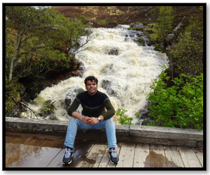 Saim Memon in Loch Mick Scotland British Scientist Chartered Engineer Editor Professor Doctor
