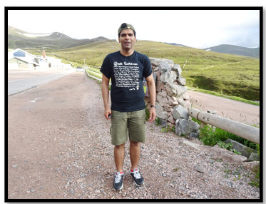 Professor Dr Saim Memon at Cairngorm Scotland Mountain Hiking Traveller British Scientist Chartered Engineer Editor Professor CEO
