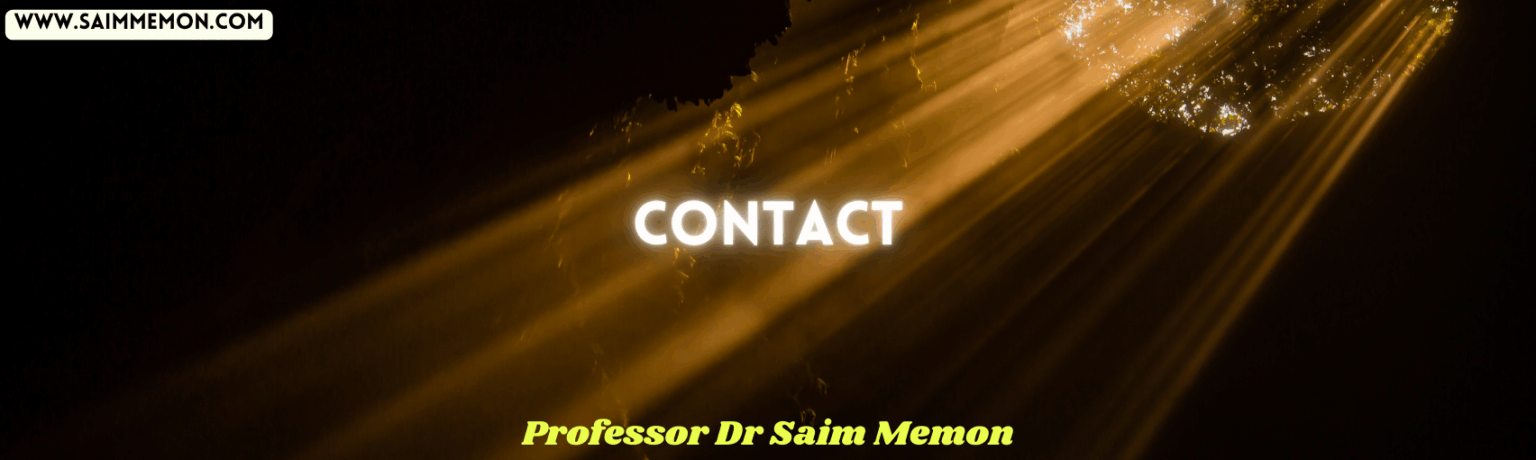 Contact Professor Dr Saim Memon