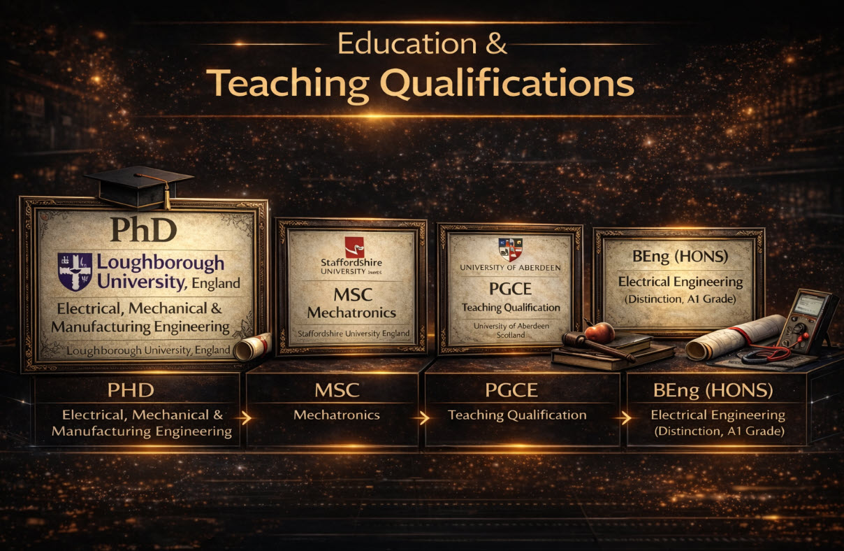Education & Teaching Qualification of Professor Saim Memon