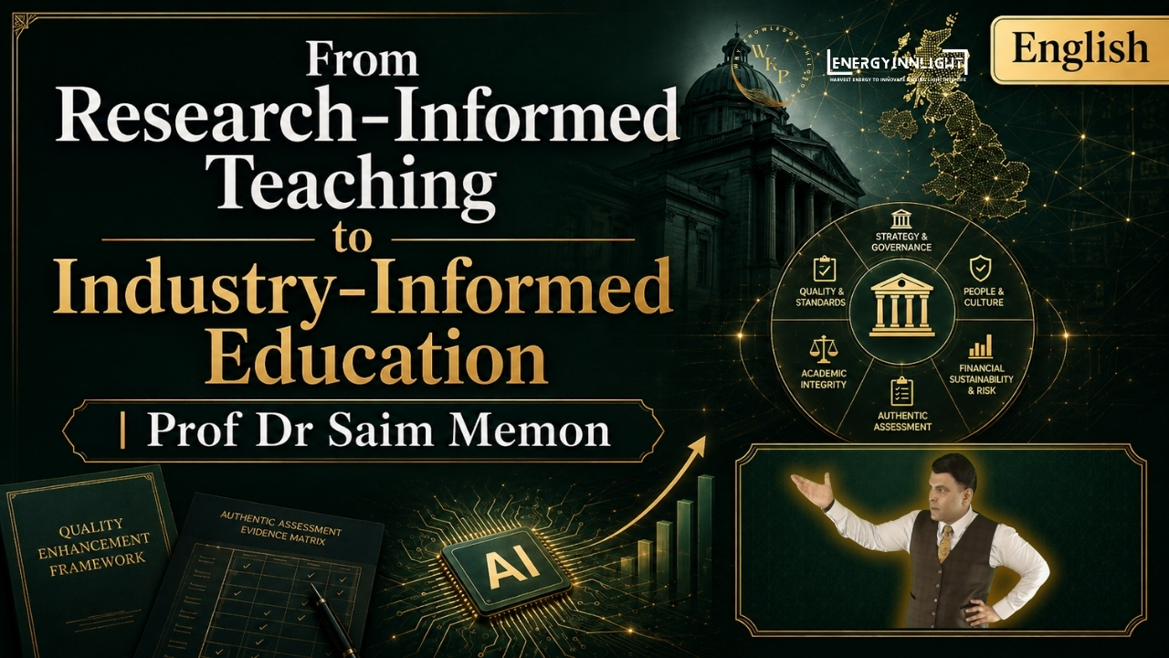 From Research Informed Teaching to Industry Informed Education by Professor Dr Saim Memon
