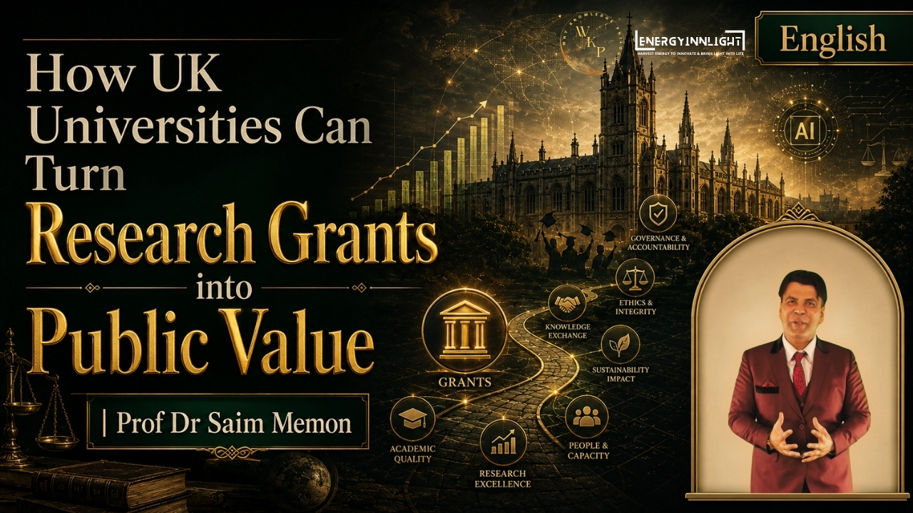 UK Universities from Research Grant to Public Value by Professor Dr Saim Memon