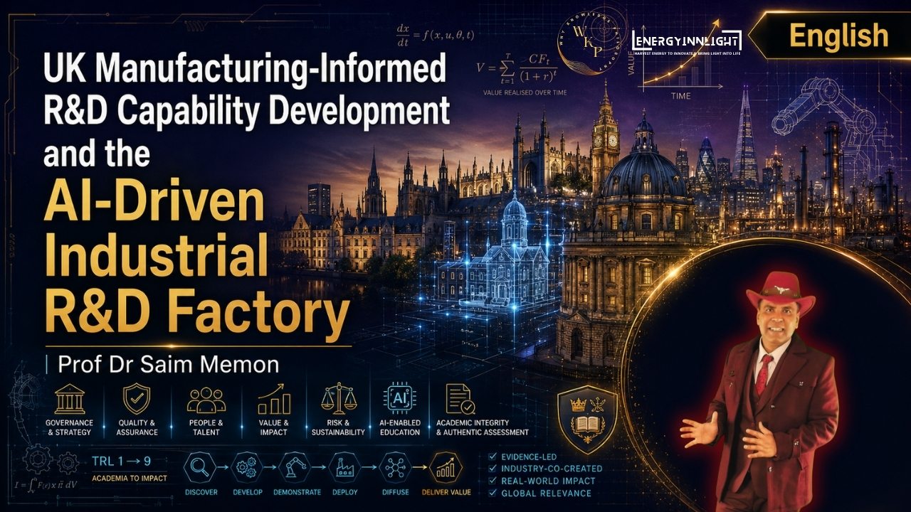 From Papers to Implementation: An AI-Driven Industrial R&D Factory by Professor Dr Saim Memon