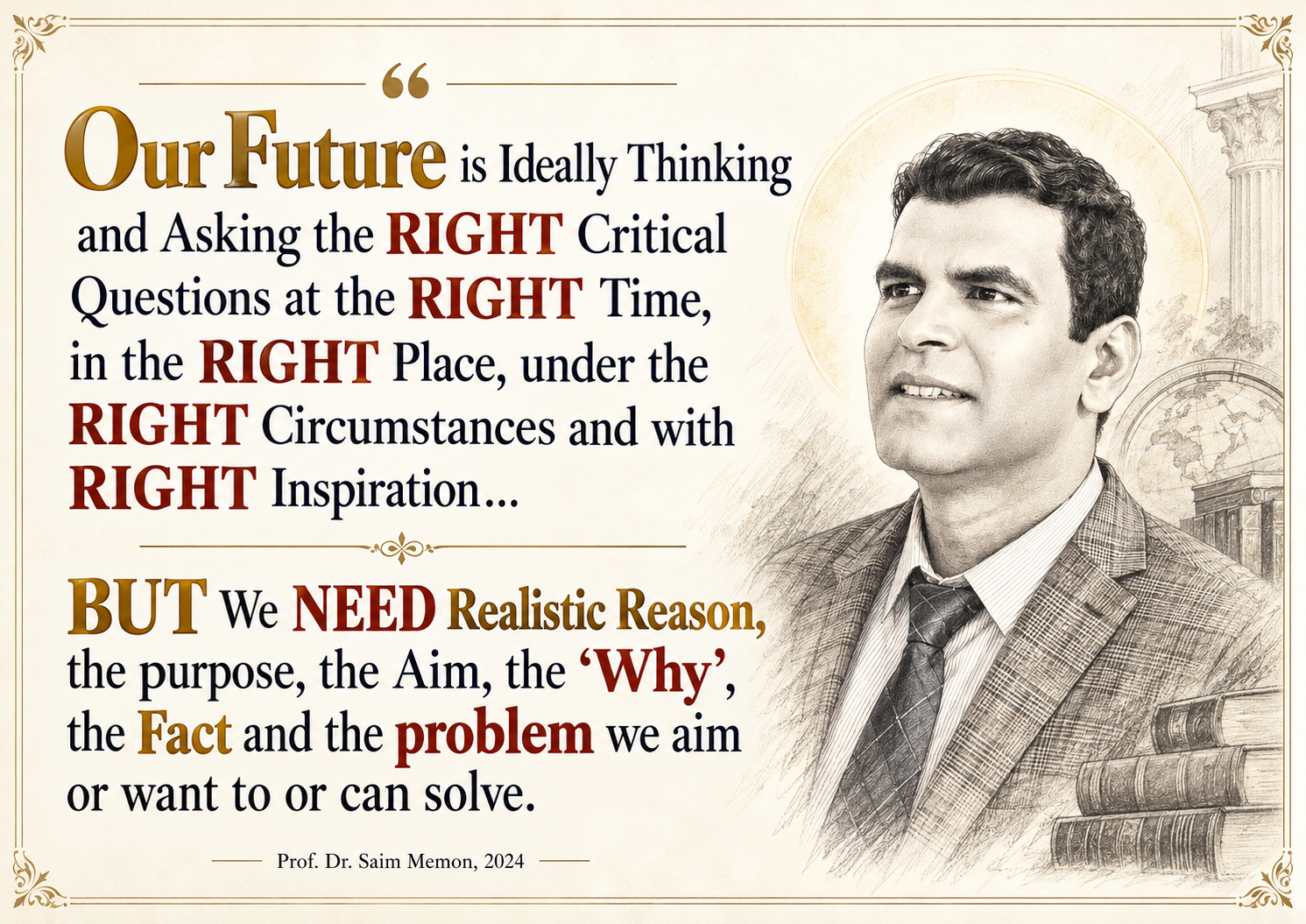 Wisdom Quote Scholar Saim